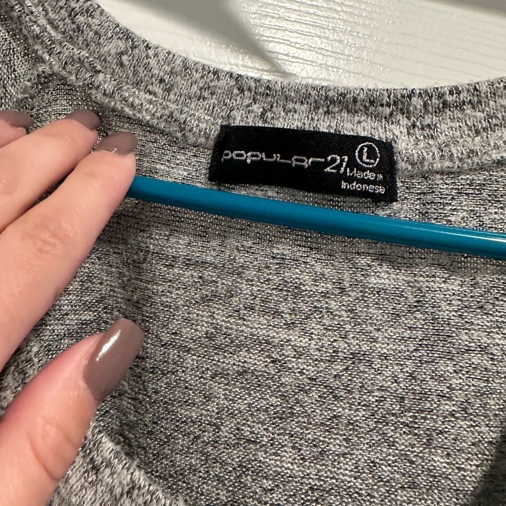 Large grey sweater